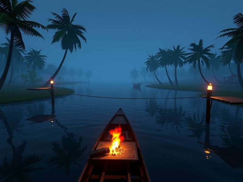 Kerala Backwaters Bliss Gameplay Screenshot